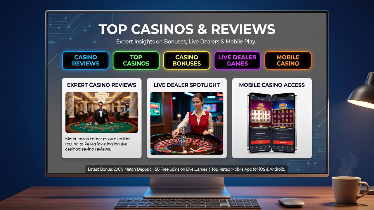 Illustration von Live-Dealer-Spielen und Auszahlungszeiten in lizenzierten mobilen Casinos